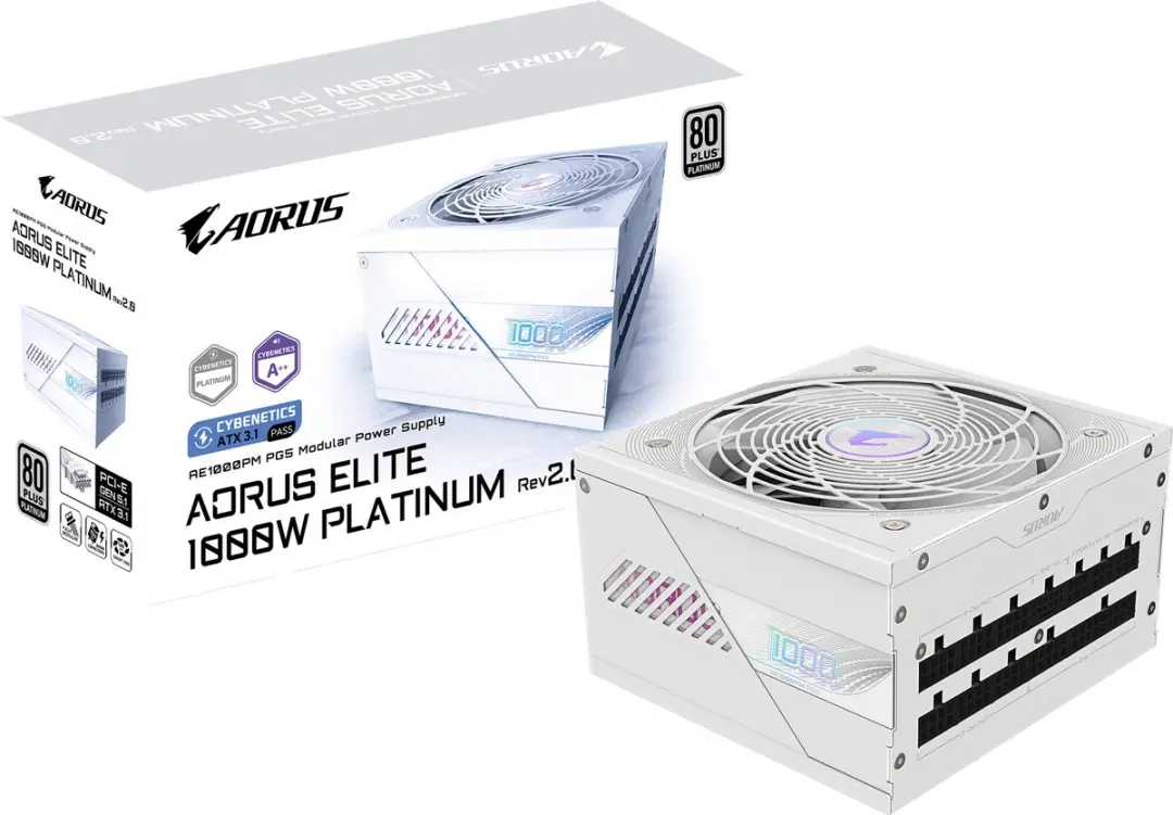 Gigabyte Aorus Elite P1000W GP-AE1000PM PG5 ICE PC-voeding