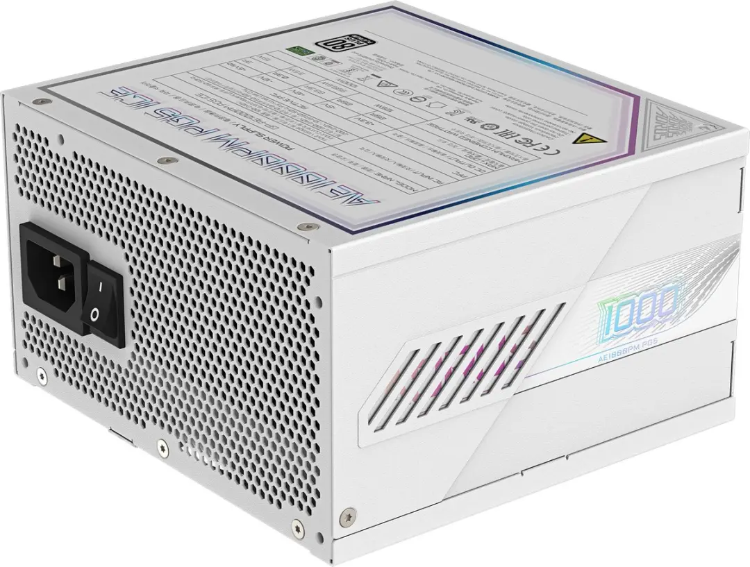 Gigabyte Aorus Elite P1000W GP-AE1000PM PG5 ICE PC-voeding - Wit - afbeelding 3 van 6
