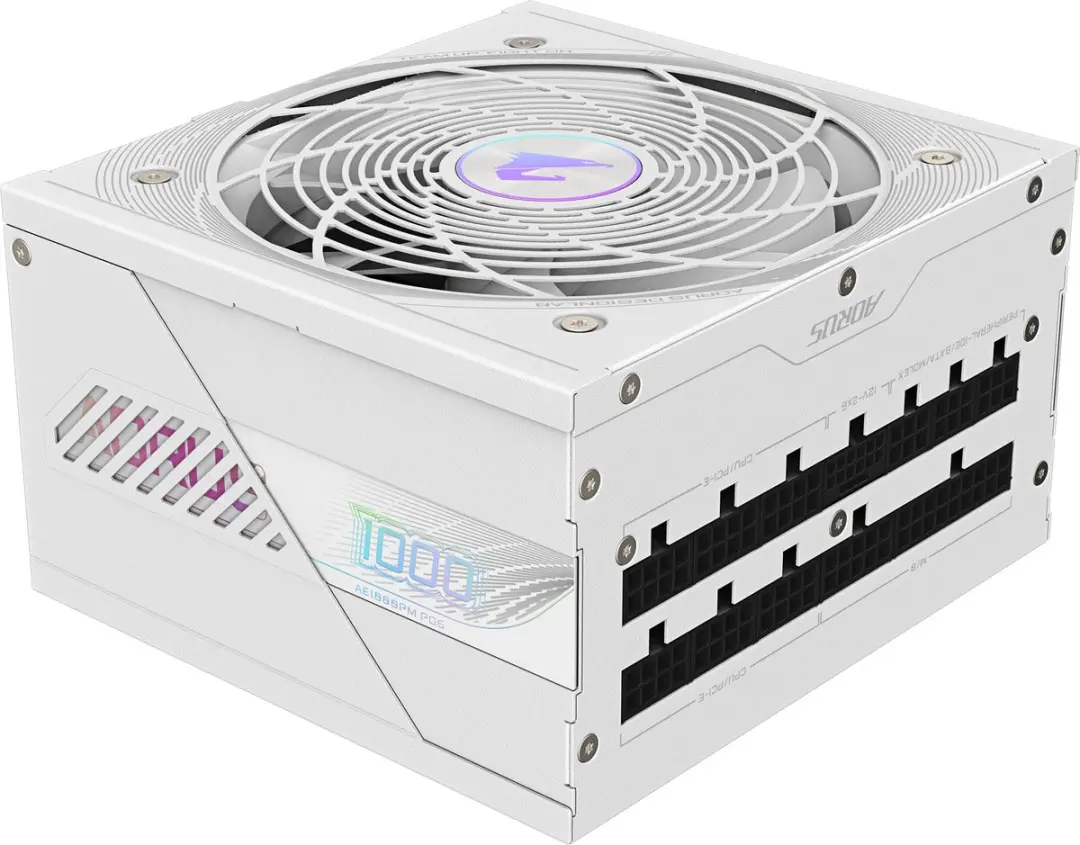 Gigabyte Aorus Elite P1000W GP-AE1000PM PG5 ICE PC-voeding - Wit - afbeelding 5 van 6
