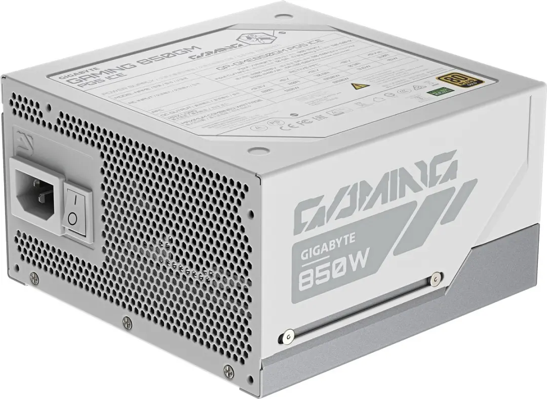 Gigabyte GAMING GP-GME850GM PG5 ICE EU PC-voeding - Wit - afbeelding 4 van 6