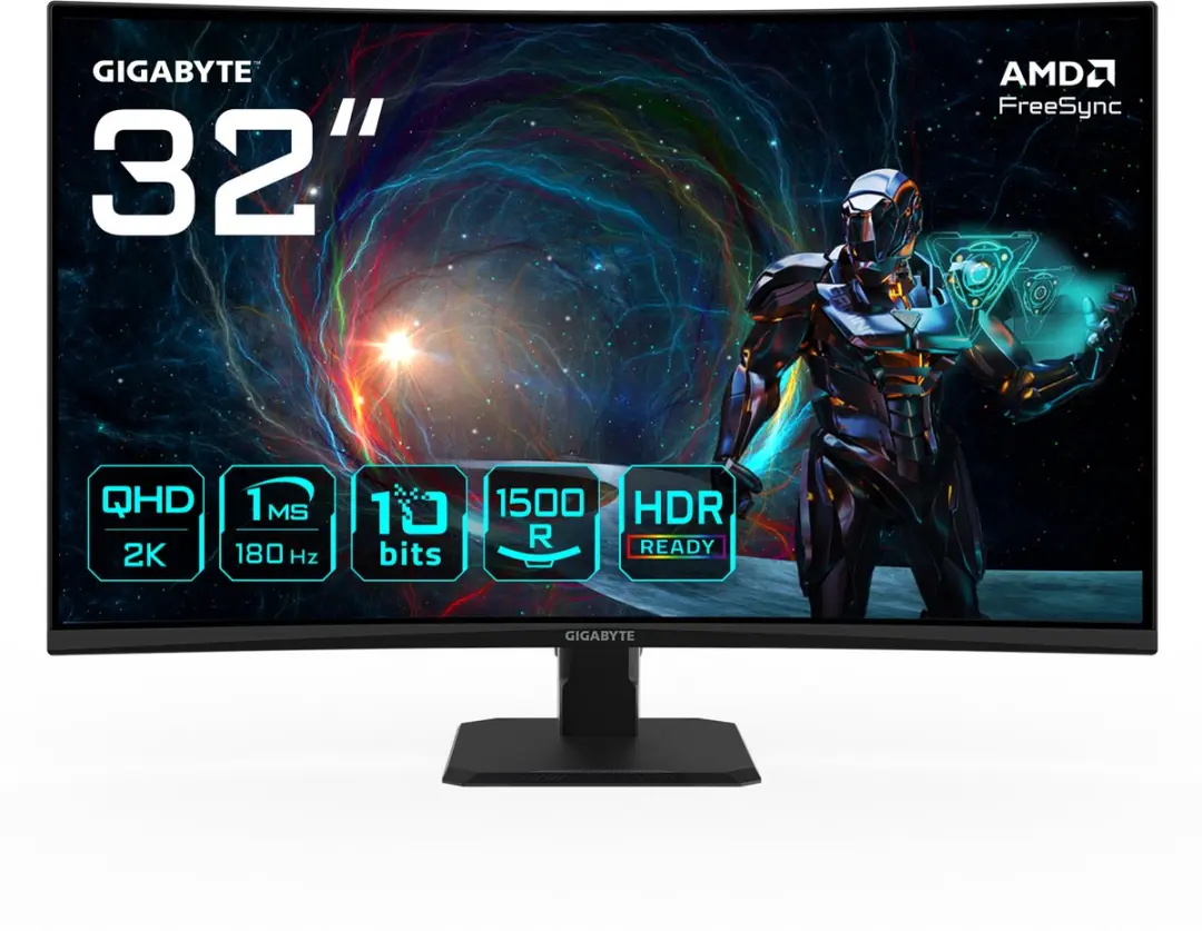 Gigabyte GS32QCA 31.5" Quad HD monitor