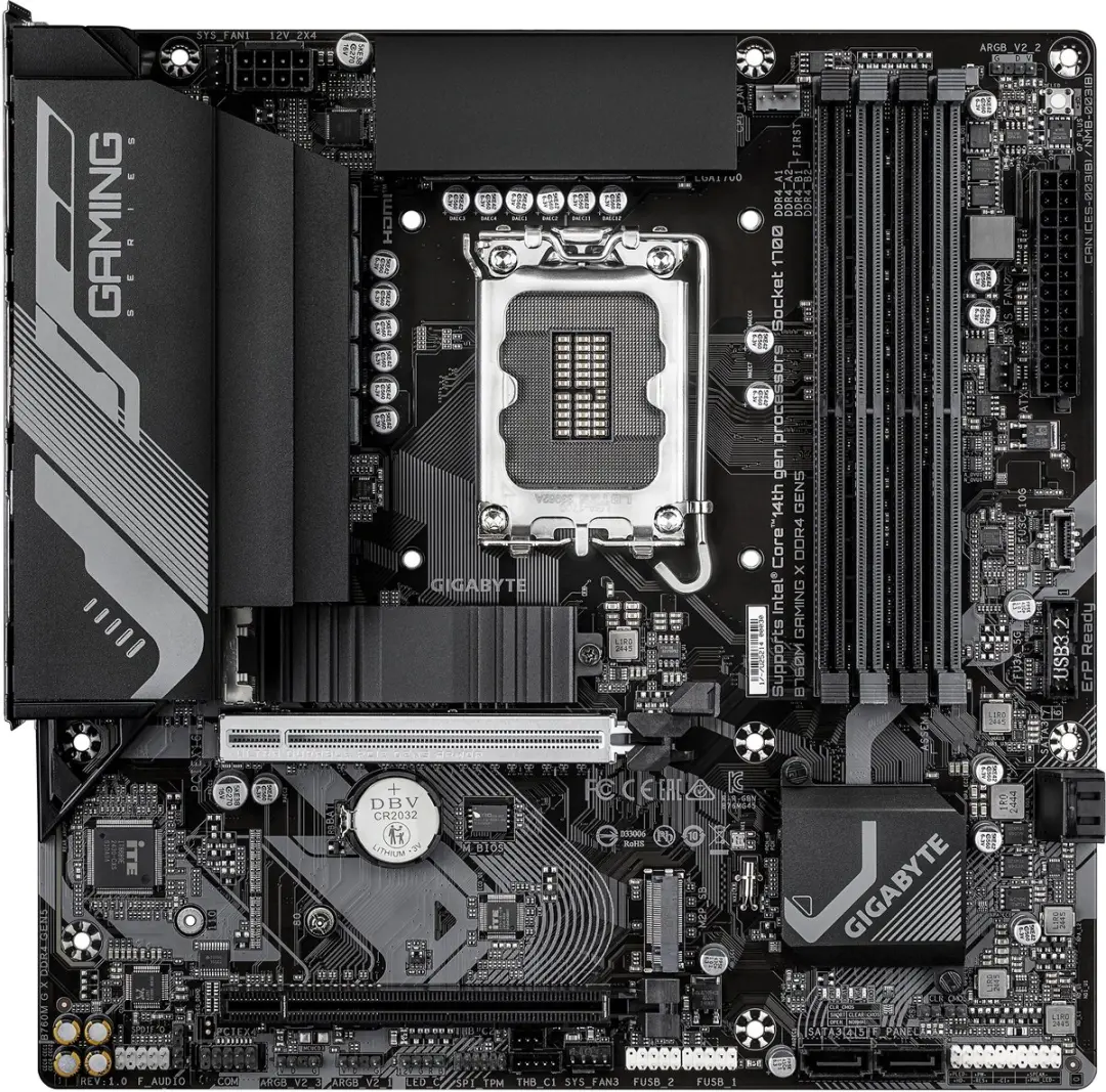 Gigabyte B760M GAMING X DDR4 GEN5 Moederbord - Zwart - afbeelding 5 van 6