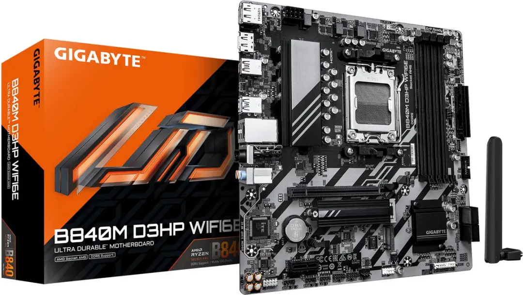 Gigabyte B840M D3HP WIFI6E Moederbord