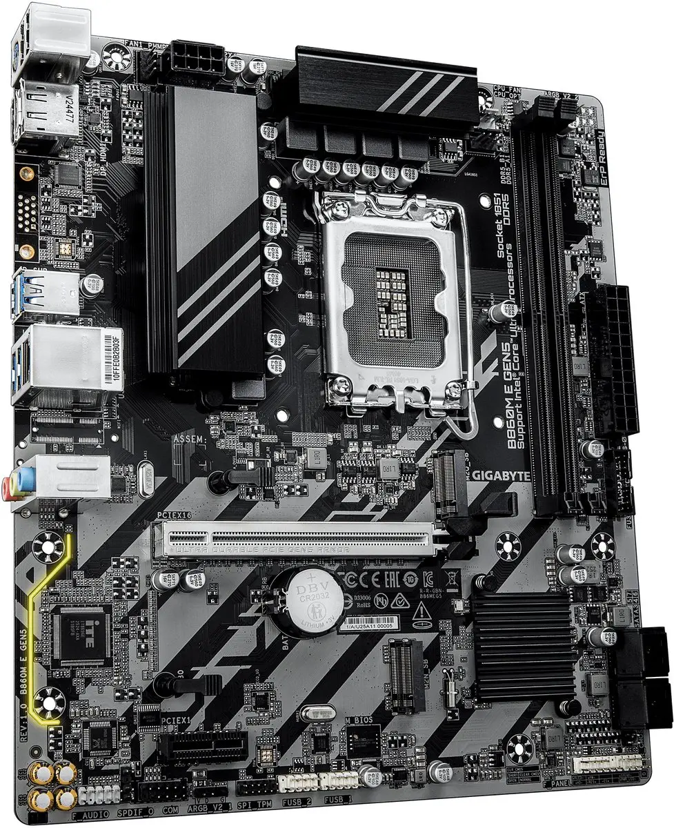 Gigabyte B860M E GEN5 Moederbord - afbeelding 2 van 4