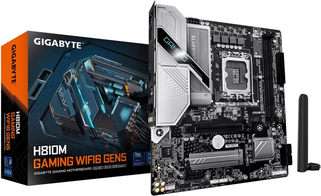 Gigabyte H810M Gaming WiFi6 Gen5 Moederbord