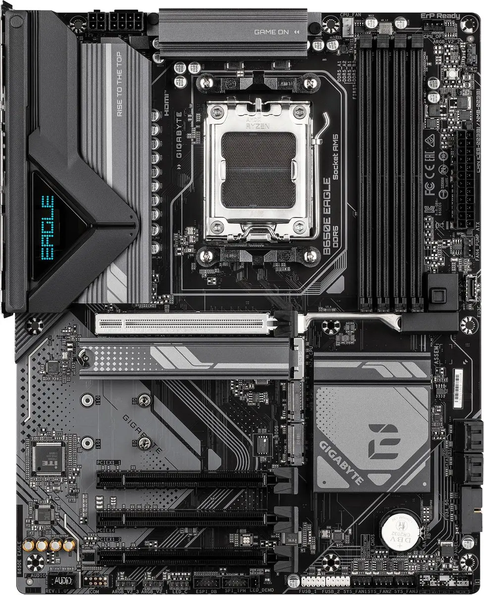 Gigabyte B650E EAGLE Moederbord AM5 - Donkerbruin - afbeelding 4 van 4