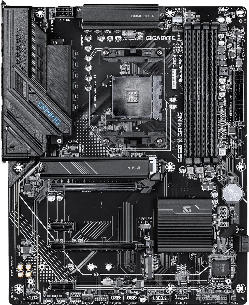 Gigabyte B550 X GAMING Moederbord - Donkerbruin - afbeelding 4 van 4