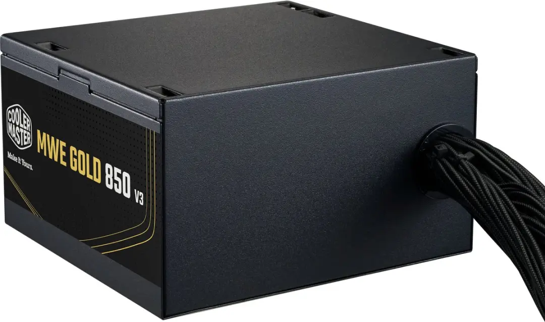 Cooler Master MWE Gold 850 V3 PC-voeding 850W - Zwart - afbeelding 3 van 4