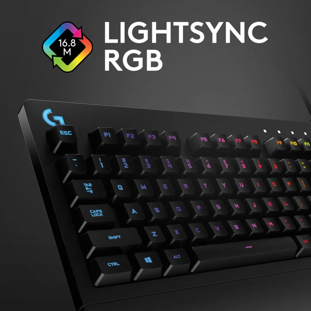 Logitech G213 Prodigy 920-008085 Gaming Toetsenbord - Zwart - afbeelding 6 van 6
