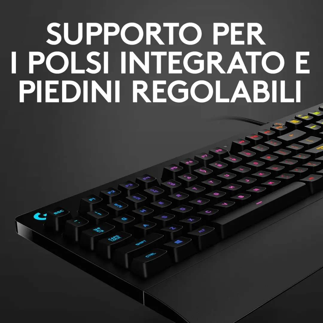 Logitech G213 Prodigy 920-008085 Gaming Toetsenbord - Zwart - afbeelding 5 van 6
