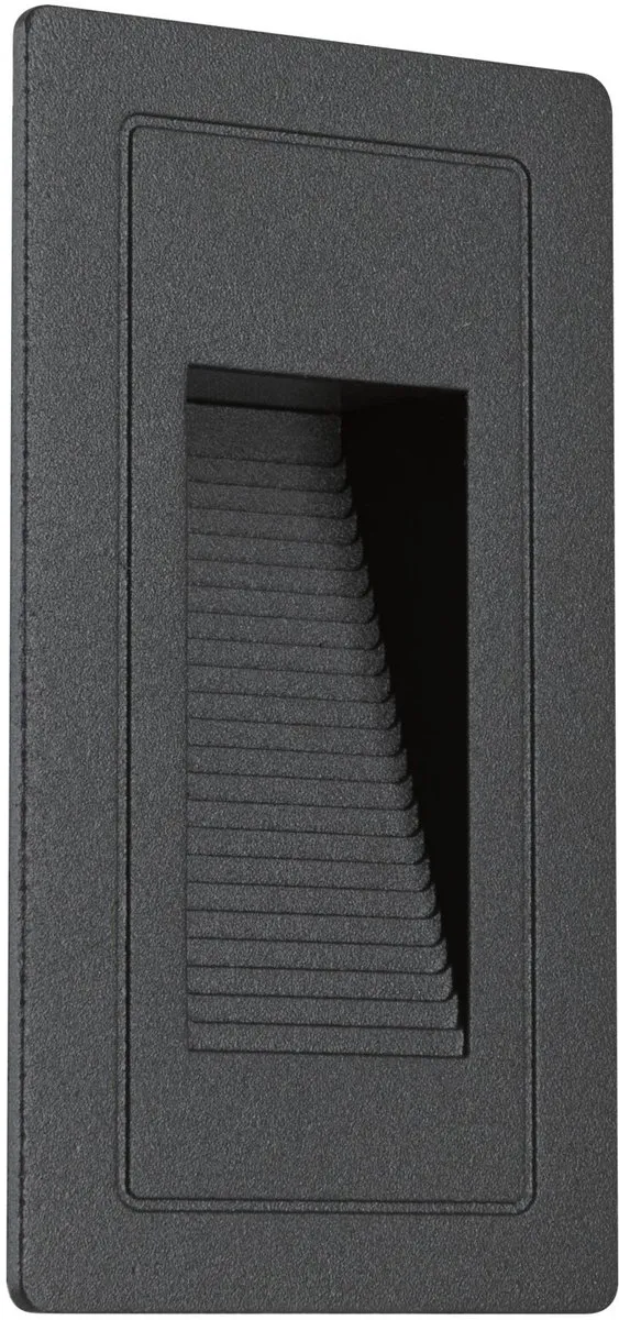 Paulmann LED Inbouwspot Outdoor 103x62mm 4W 3000K - Zwart