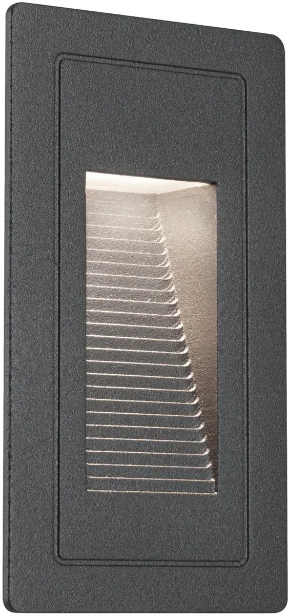 Paulmann LED Inbouwspot Outdoor 103x62mm 4W 3000K - Zwart