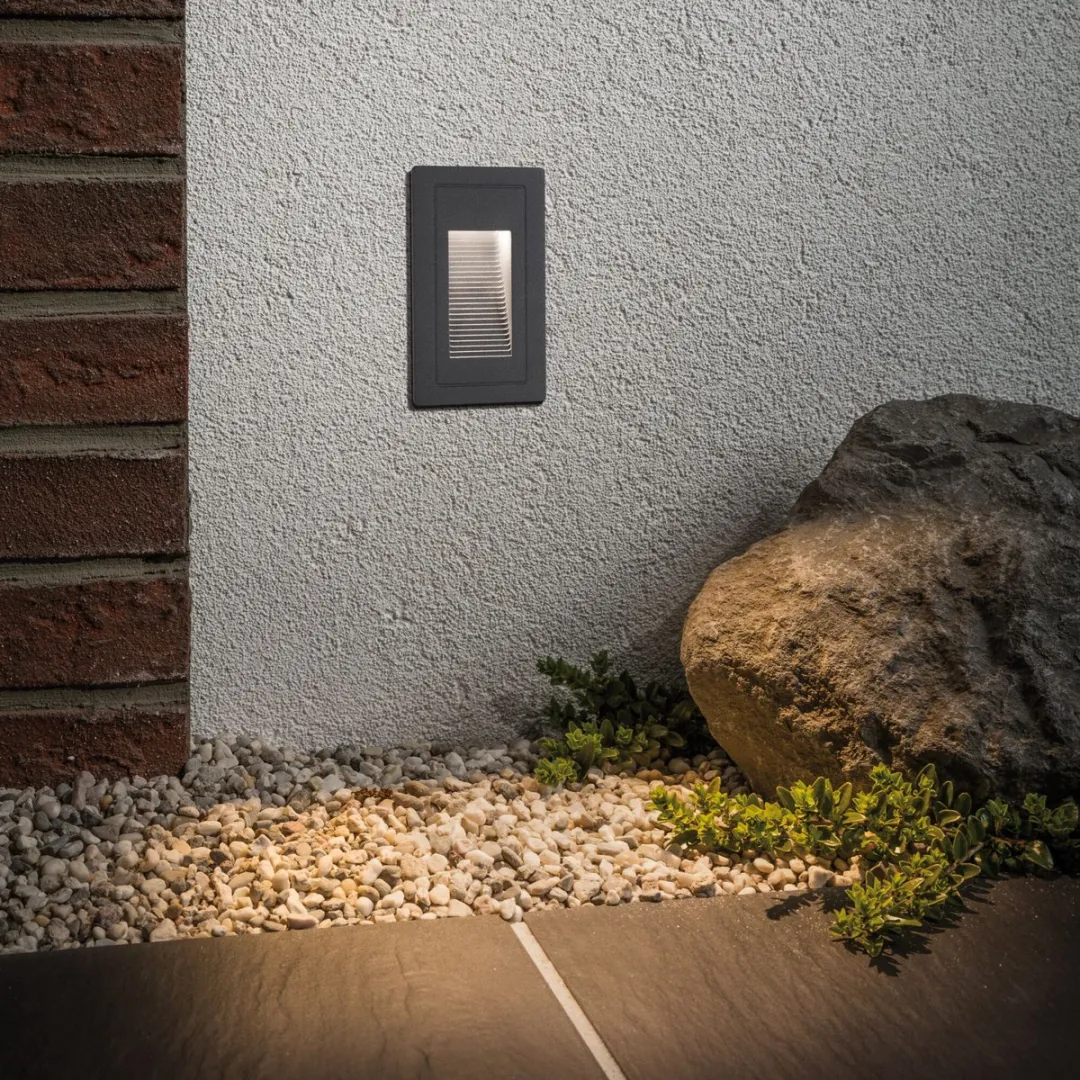 Paulmann LED Inbouwspot Outdoor 103x62mm 4W 3000K - Zwart