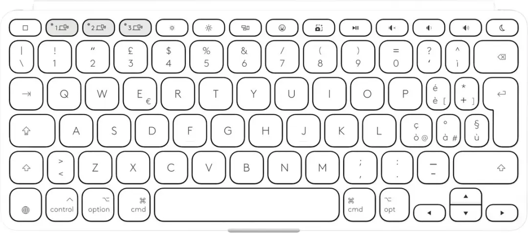Logitech Keys-To-Go 2 920-013013 Tablet Toetsenbord - Wit - afbeelding 4 van 6