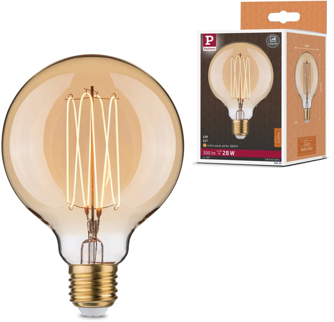 Paulmann Rustic Shine LED Globe 4,2W 1800K