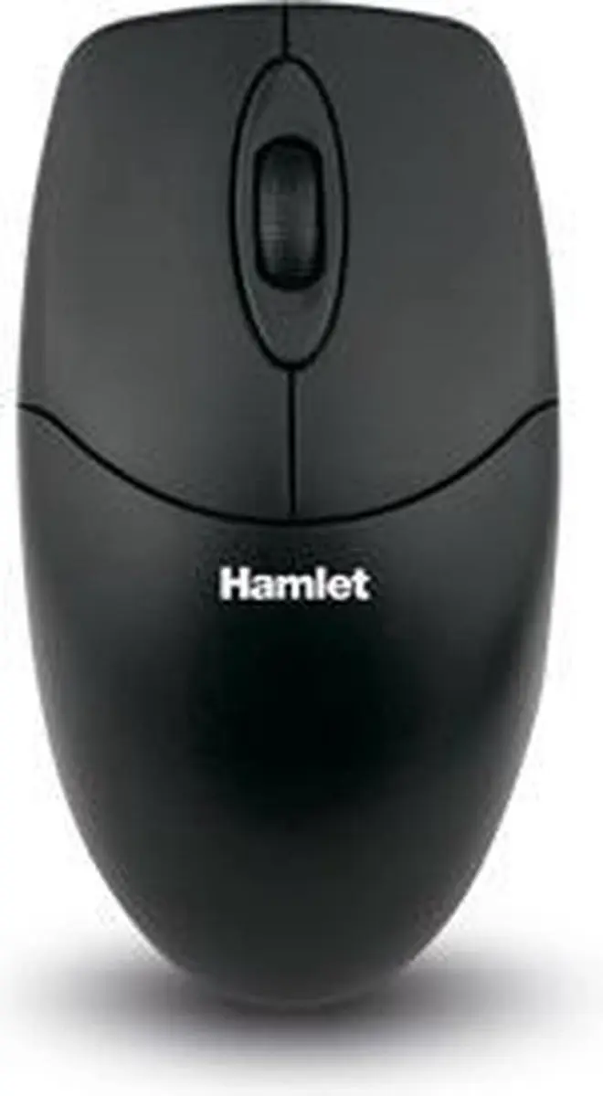 Hamlet Topo XMICEU2 Muis - 1000 DPI - Zwart - afbeelding 3 van 6