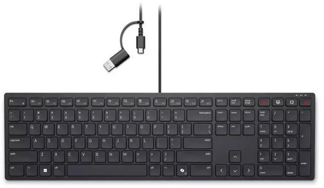 Dell Pro KB525C-IT-EMEA Samenwerkingstoetsenbord - Zwart - afbeelding 6 van 6