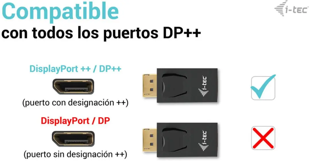 i-tec DP2HDMI4K30HZ Videoadapter - Zwart - afbeelding 2 van 5