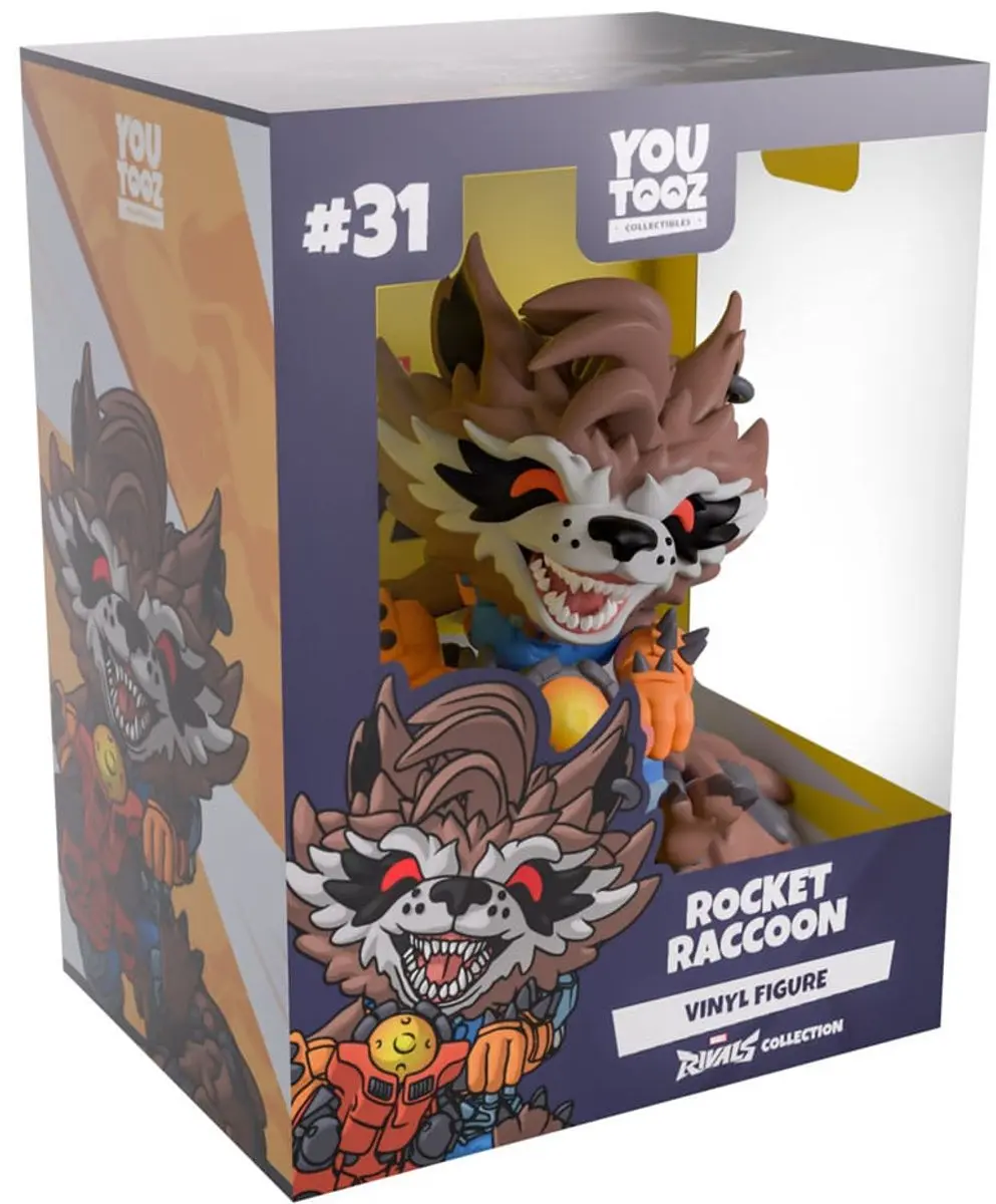 Youtooz Marvel Rivals Rocket Raccoon Vinyl Figure 11cm - afbeelding 3 van 5