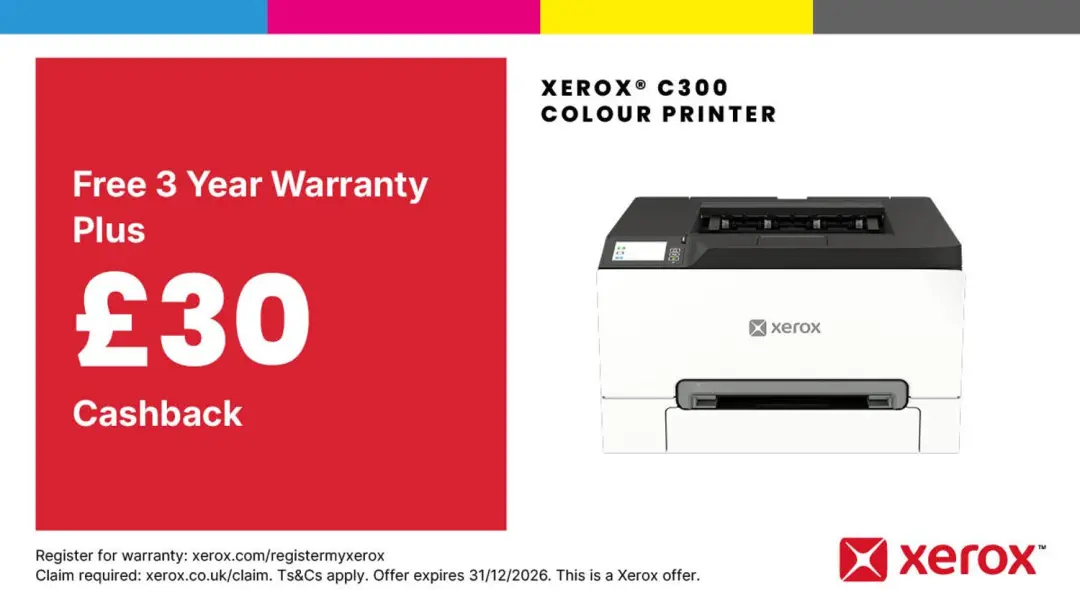 Xerox C300V_EU Kleurenlaserprinter - Wit/Zwart - afbeelding 5 van 6
