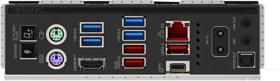 Gigabyte X870 AORUS INFINITY Moederbord - Zwart - afbeelding 2 van 6