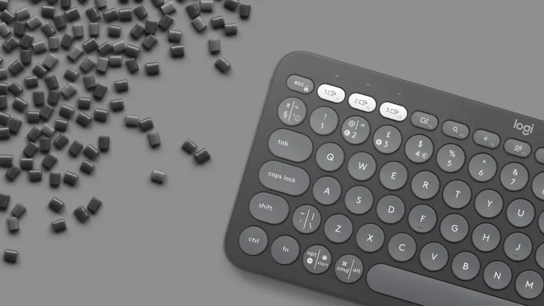 Logitech Pebble Keys 2 K380s 920-011819 Toetsenbord - Grafiet - afbeelding 2 van 6