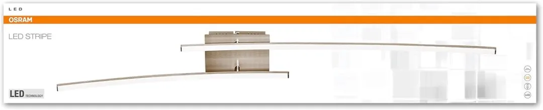 Osram LED Stripe Flex Plafondverlichting 3000K 900lm - Zilver