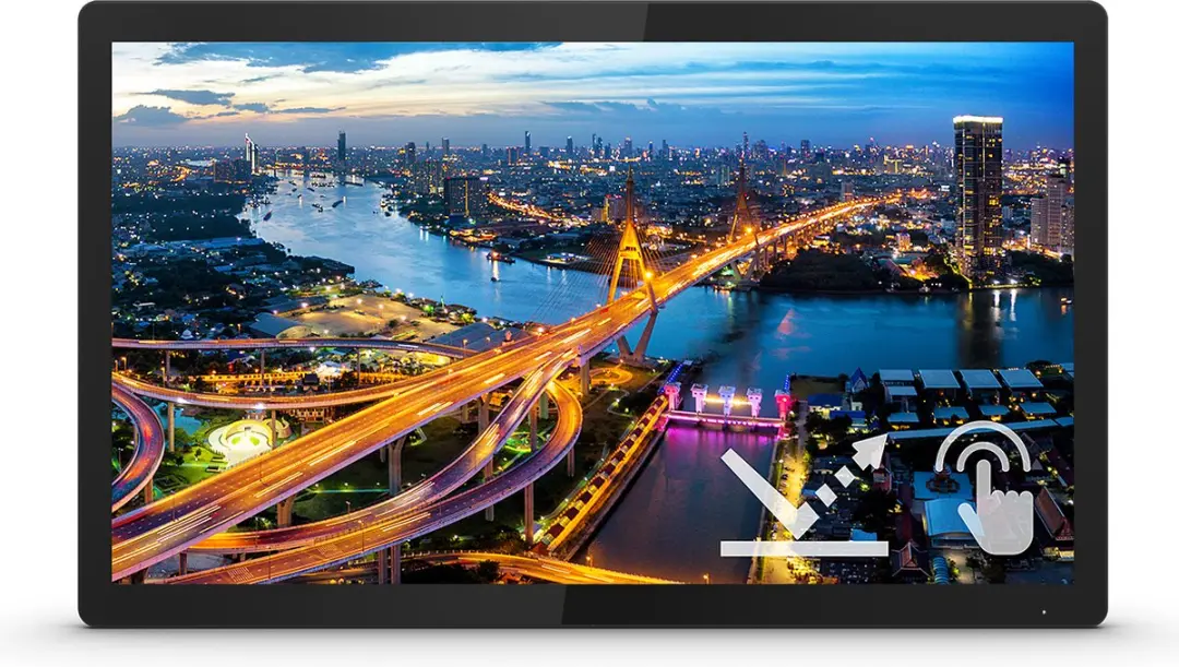 Philips B Line 222B1TFL/00 touchscreen monitor 21.5" - Full HD - Zwart - afbeelding 4 van 6