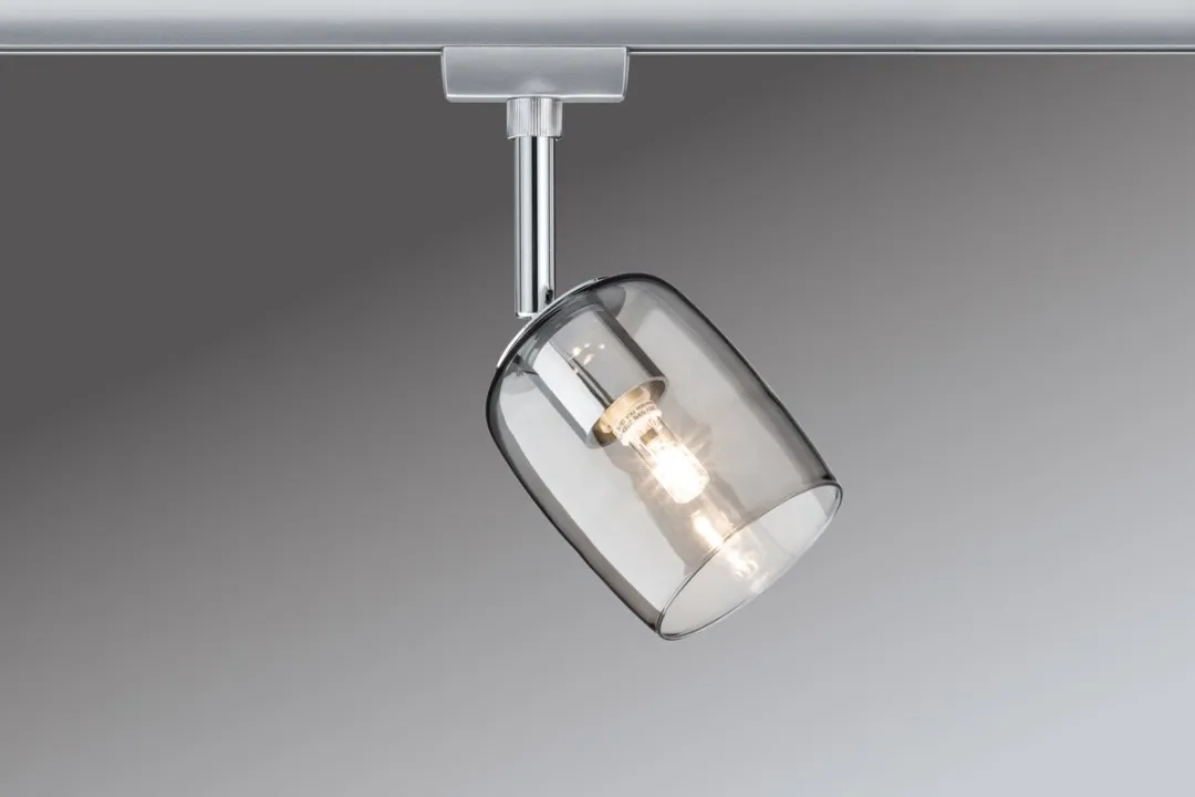 Paulmann Blossom URail Chroom Rookglas - 1 Lichtpunt