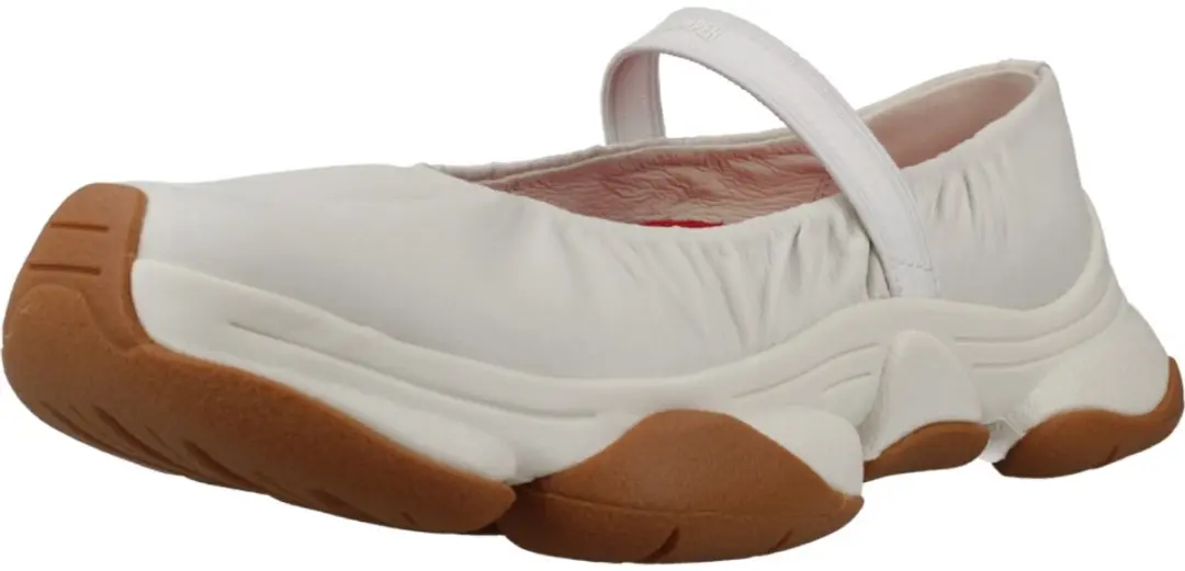 Camper Karst 2 Dames Ballerina Schoenen - Wit - afbeelding 4 van 4
