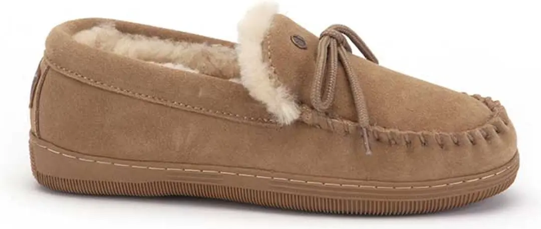 Warmbat Koala Women Suede Sloffen - Cognac - afbeelding 2 van 6