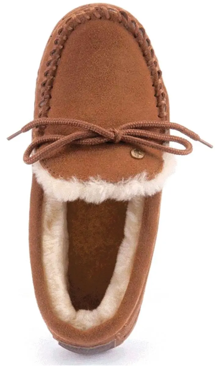 Warmbat Koala Women Suede Sloffen - Cognac - afbeelding 5 van 6