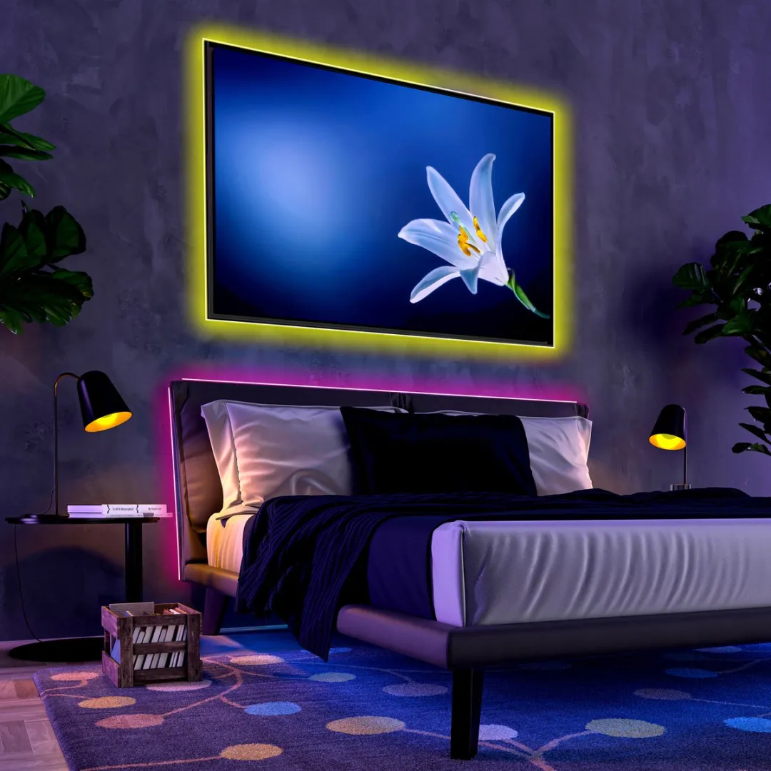 Grundig LED Strip 3M - 16 Kleuren RGB - Dimbaar - Zwart