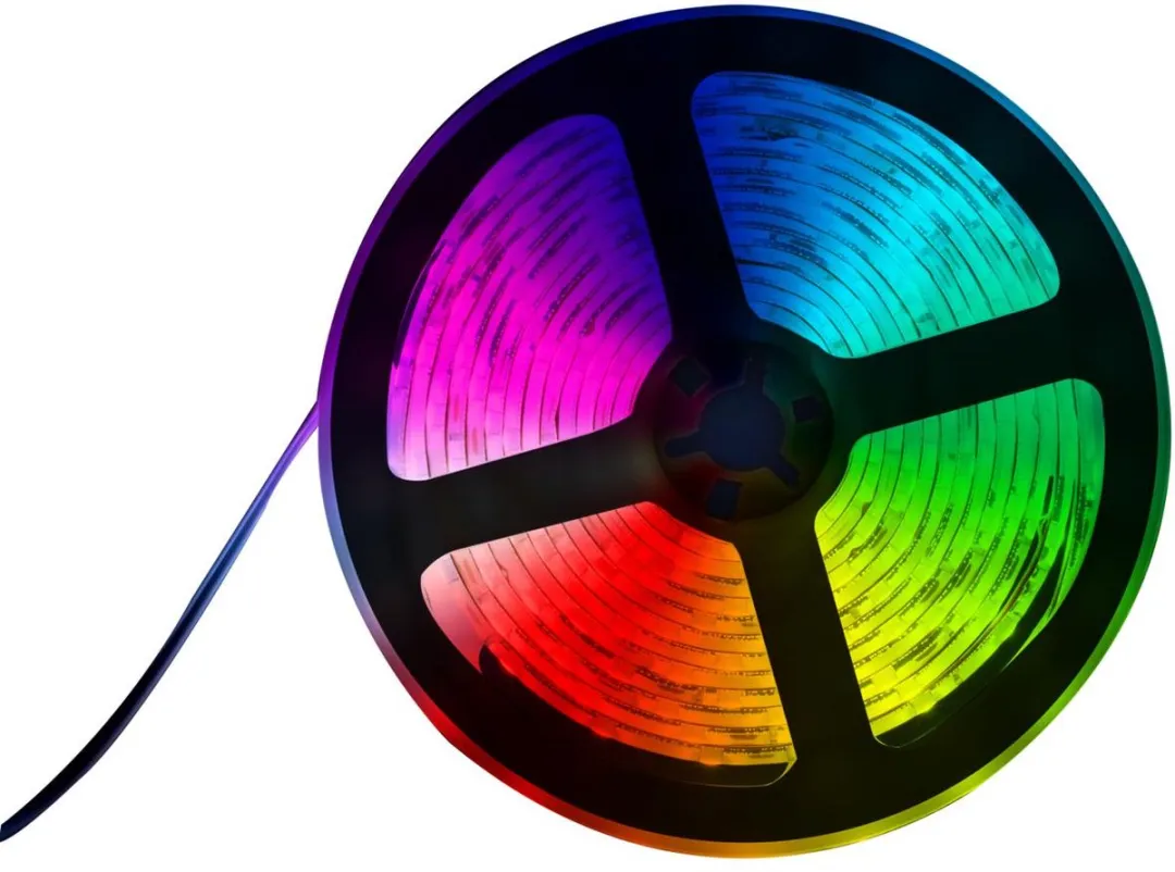 Grundig LED Strip 3M - 16 Kleuren RGB - Dimbaar - Zwart