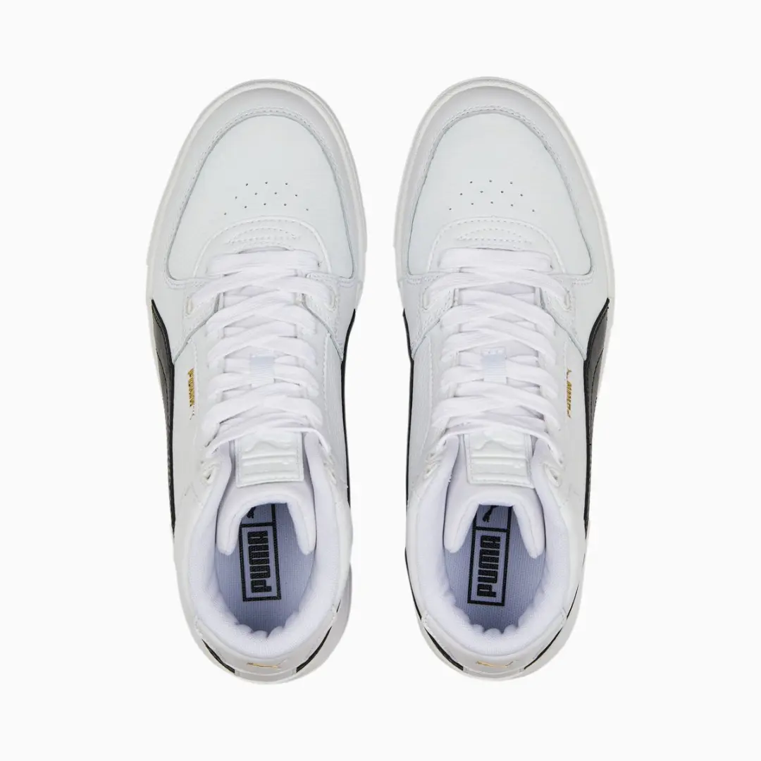 PUMA CA Pro Mid Leren Sneakers - Puma White/Puma Black - afbeelding 2 van 6