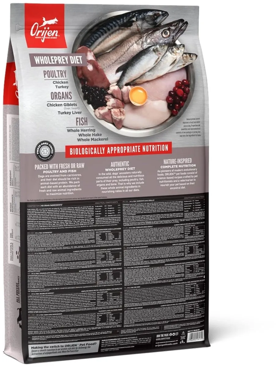 Orijen Dog Whole Prey Fit & Trim Hondenvoer 11.4kg