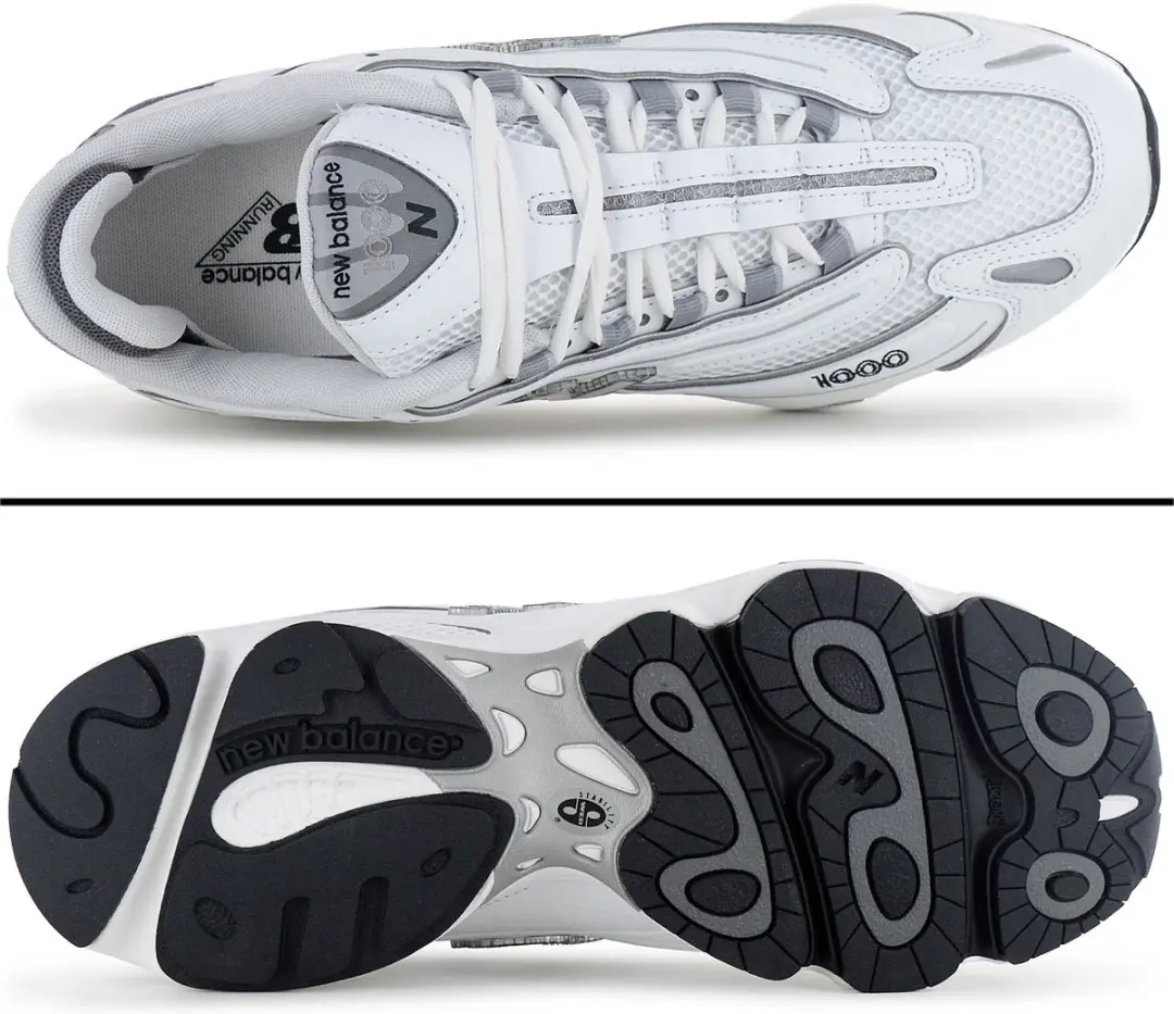 New Balance 1000 Sneakers - Wit - afbeelding 5 van 6