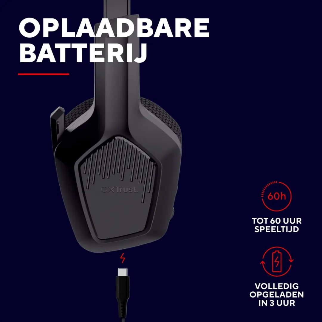 Trust GXT 425 Zirox II 26314 Gaming Headset - Zwart - afbeelding 5 van 6