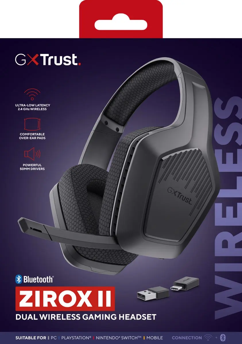 Trust GXT 425 Zirox II 26314 Gaming Headset - Zwart - afbeelding 4 van 6