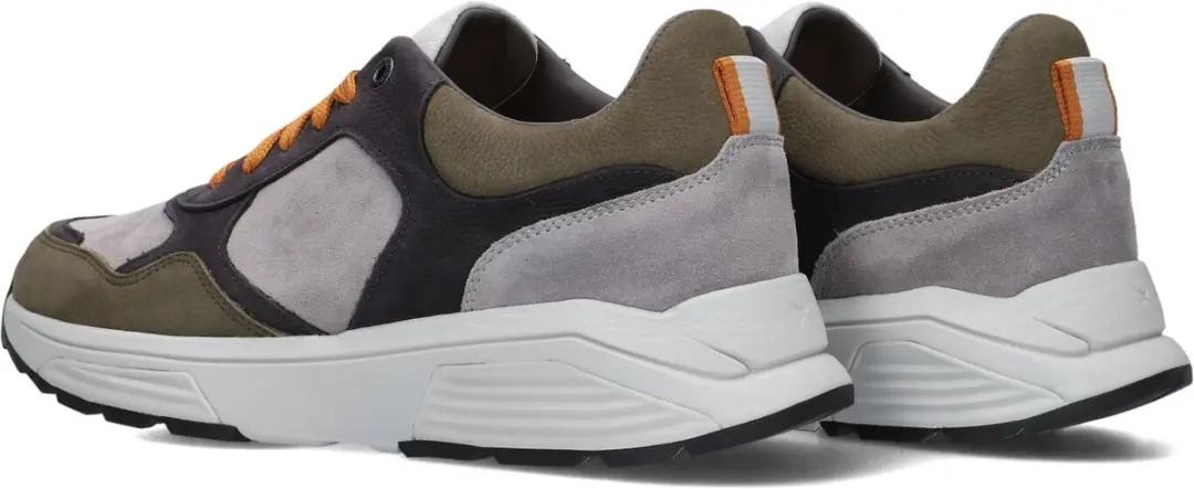 Xsensible Rialto Sneakers - Leer - Heren - Groen - Maat 41 - afbeelding 3 van 6