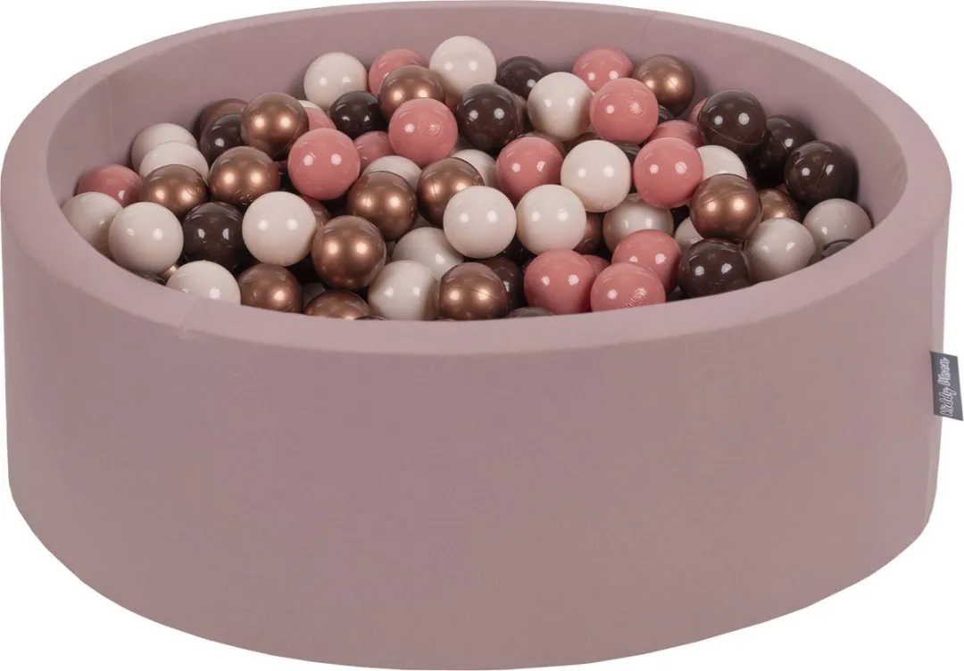 KiddyMoon Ballenbak 90x30cm - 300 Ballen - Herfstkleuren