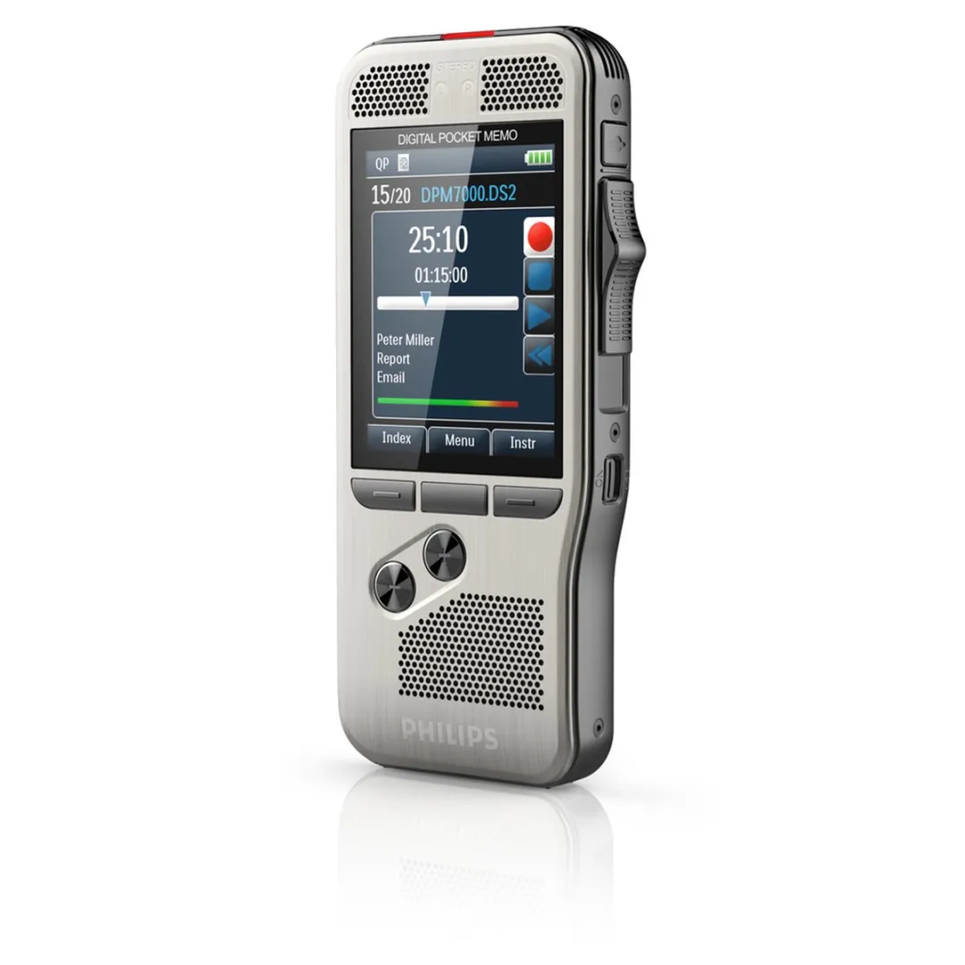 Philips PocketMemo DPM7000 Dicteerapparaat - Zilver