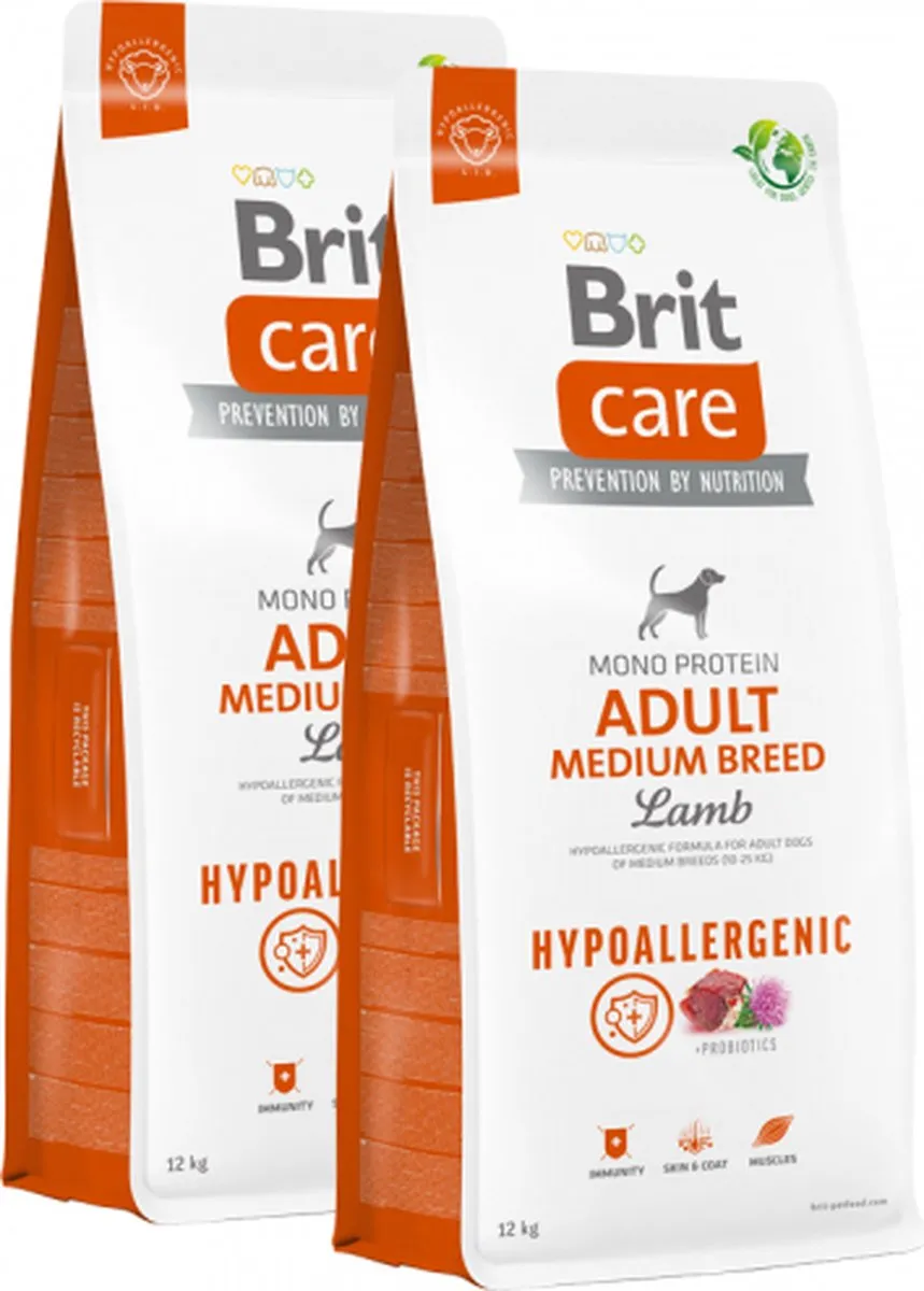 Brit Care Hypo Allergeen Adult Medium Lam & Rijst