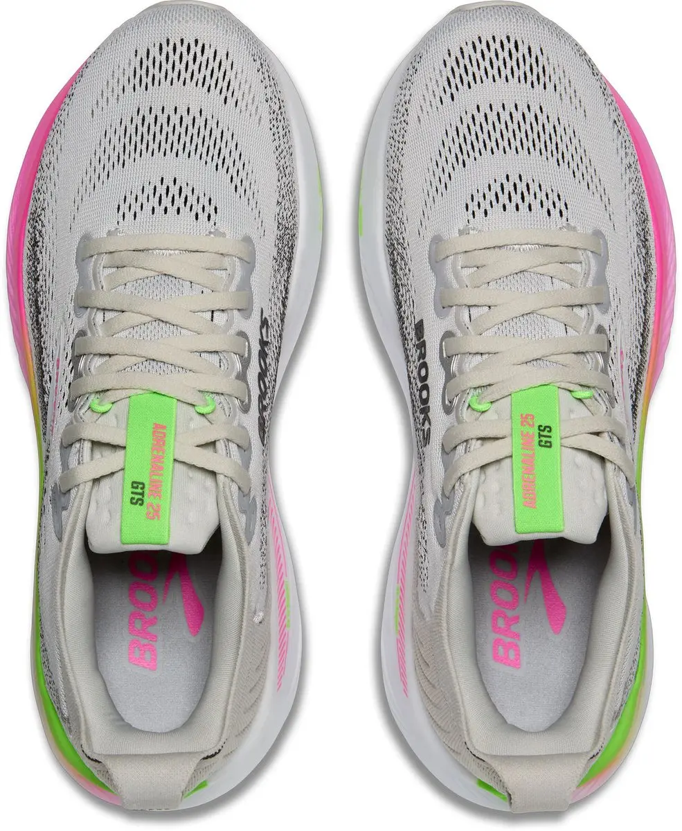 Brooks Adrenaline GTS 25 Dames Hardloopschoenen - Grijs - afbeelding 2 van 6