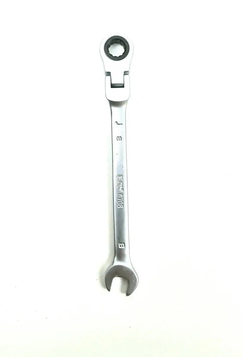 BGS technic Ratelring Steeksleutel Buigbaar 8 mm