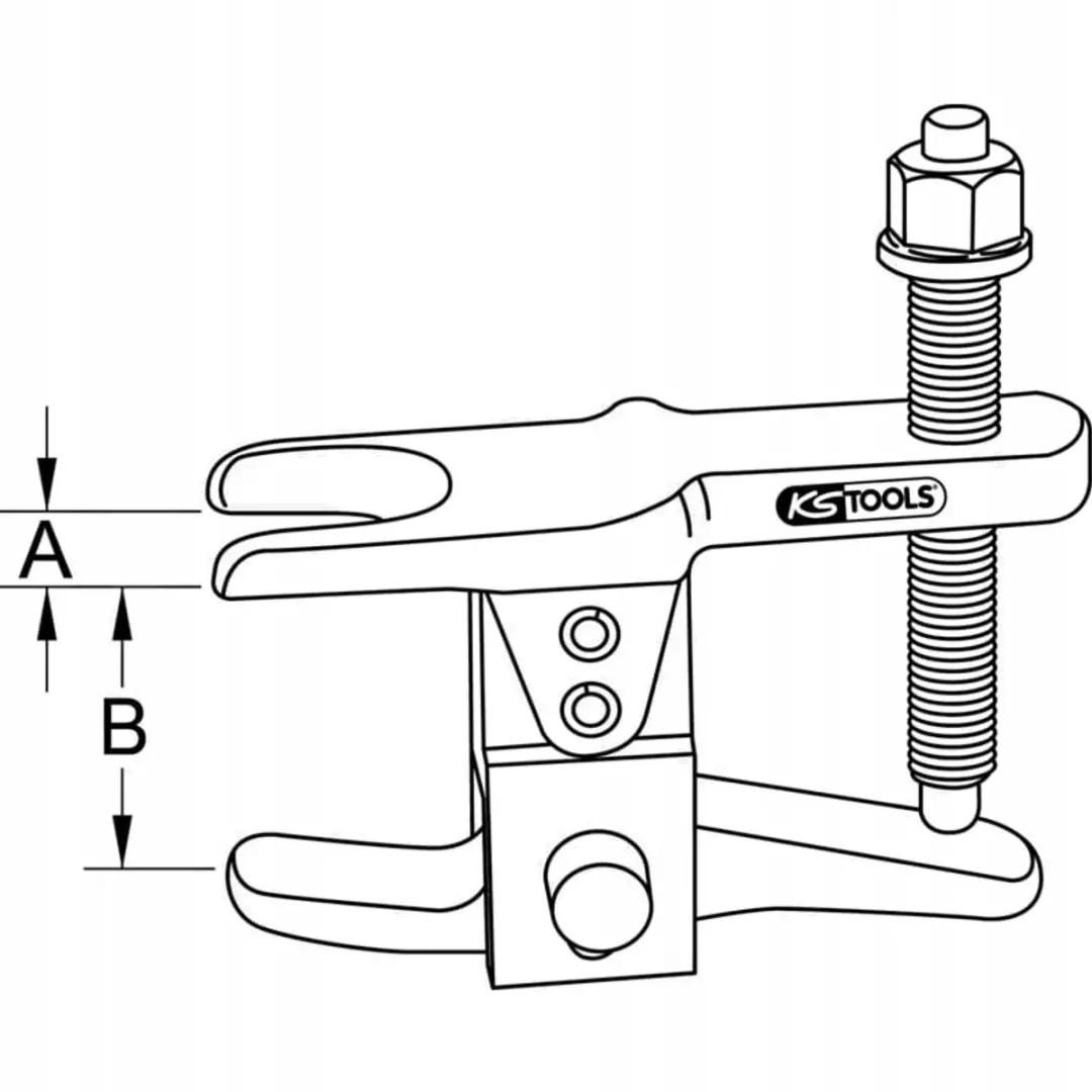 KS Tools 700.5615 Kogelscharnier-uitdrukring 18-24mm - afbeelding 2 van 2