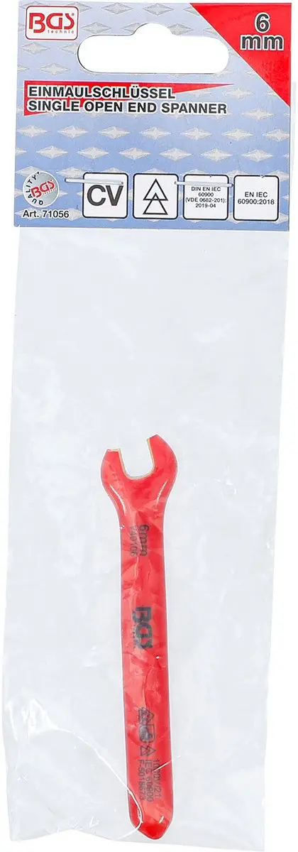 BGS technic 71056 VDE steeksleutel SW 6 mm - afbeelding 3 van 4
