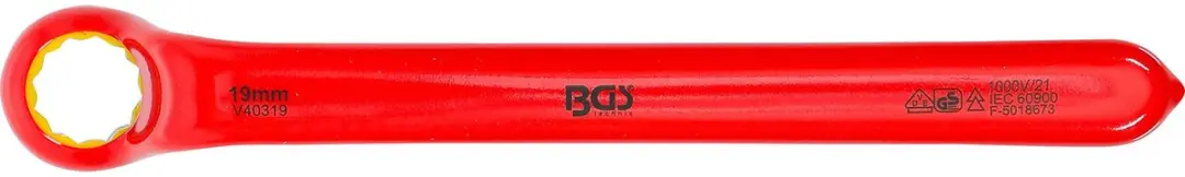 BGS Enkelvoudige VDE-ringsleutel diep gebogen 19 mm - afbeelding 3 van 6