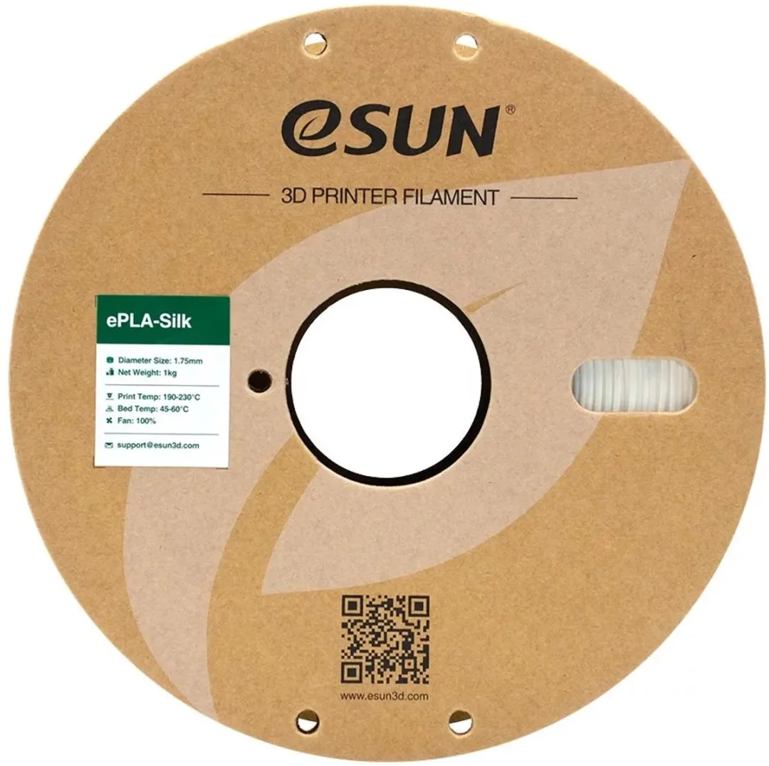 ESUN PLA-Silk Filament Wit 1.75mm - 1kg