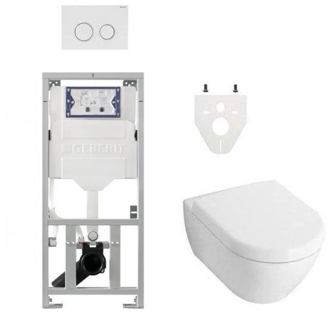 Villeroy & Boch Subway 2.0 DirectFlush Toiletset geberit reservoir